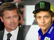 Valentino Rossi Klaim Brad Pitt Jadi Pemeran Utama Jika dibuat Layar Lebar ‘MotoGP’: Kami Mirip! Brad Pitt - Valentino Rossi