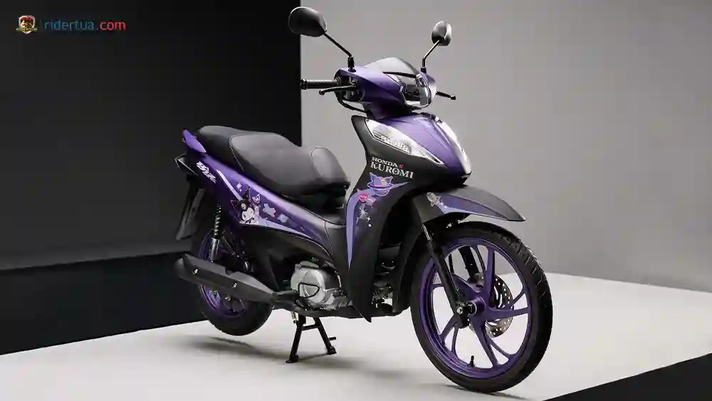 Dengan Karakter Imut! Honda Biz EX Kuromi Edition 2025 Bebek Spesial Tampil Makin Lucu 2 Honda, Honda Biz, Honda Biz EX Kuromi Edition, Kuromi Edition, edisi spesial, motor bebek