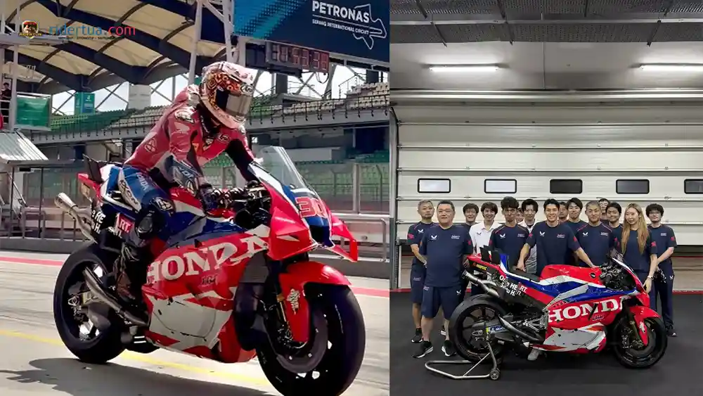 Tes Honda di Sepang untuk Mengembangkan RC214V (Motor 2027) Tidak Maksimal Karena Hujan Deras 1 Honda RC214V - Takaaki Nakagami