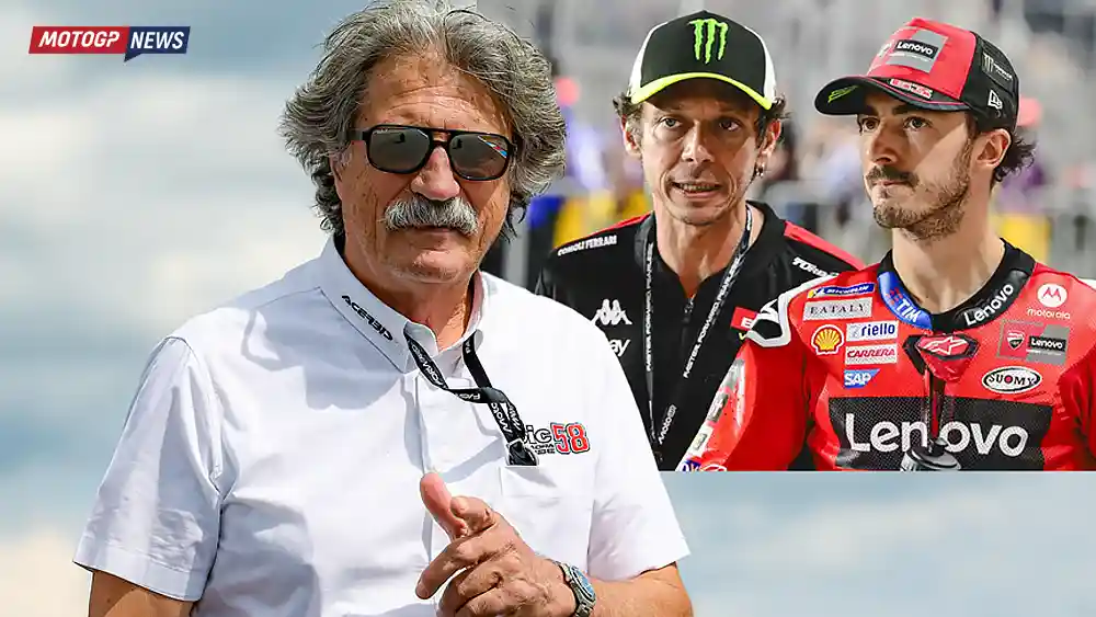 Paolo Simoncelli: Pecco Bagnaia 'Kubu'nya Valentino Rossi, Karena Terlalu Sering Mendengar Omongan Kelompoknya, Dia Jadi Meremehkan Marc Marquez 3 Paolo Simoncelli - Valentino Rossi - Pecco Bagnaia