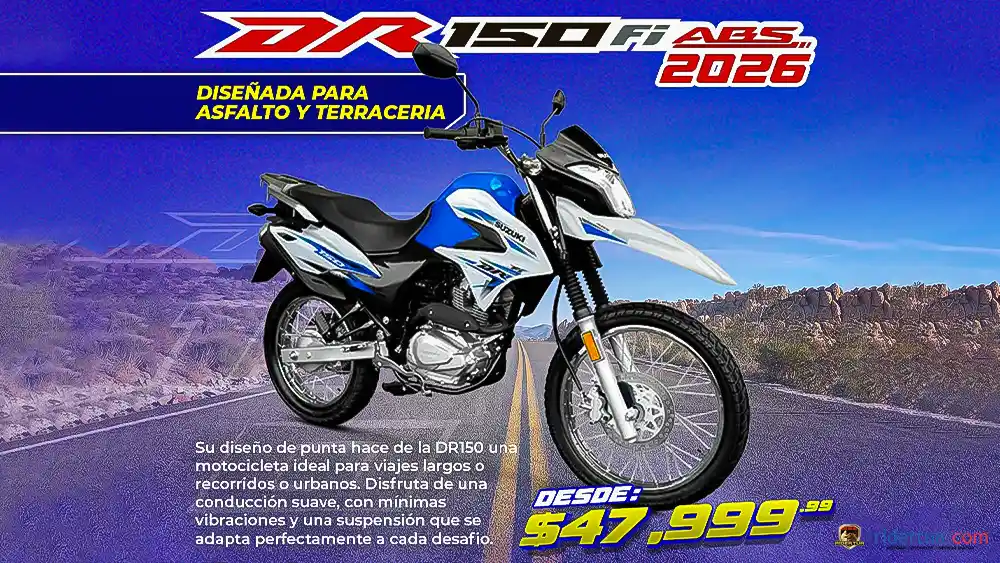 Gaya Trail Tangguh Suzuki DR150 FI ABS 2026 Meluncur dengan Penyegaran, Harganya Segini 1 Suzuki, DR150 FI, Suzuki DR150 FI ABS, motor petualang, adventure, model baru