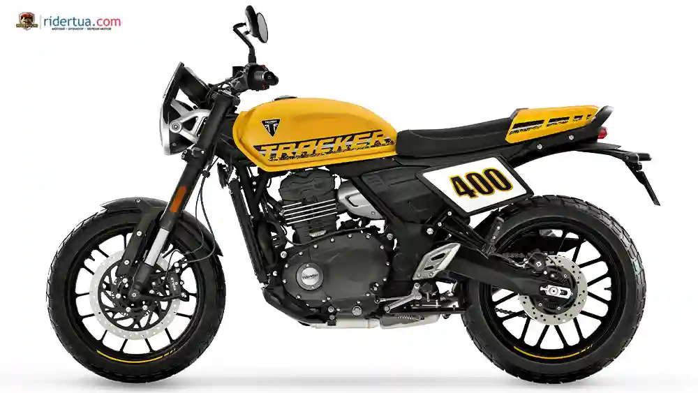 Triumph, Tracker 400, Triumph Tracker 400, motor roadster, motor baru