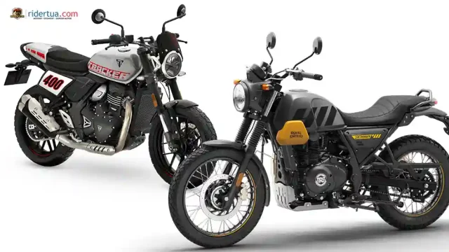 Triumph Tracker 400 vs Royal Enfield Scram 411 Triumph Tracker 400 vs Royal Enfield Scram 411: Duel Retro-Urban di Kelas Menengah