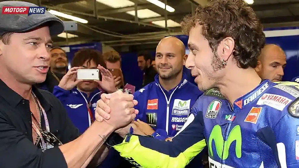 Valentino Rossi - Brad Pitt