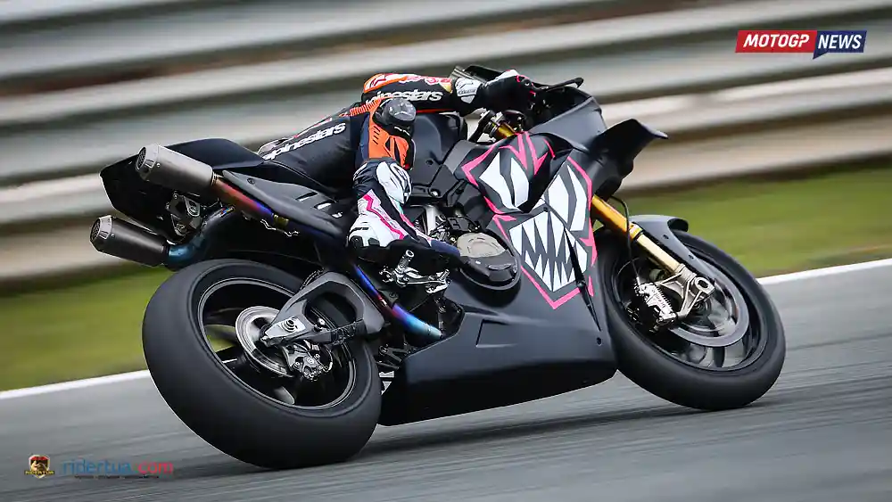 Enea Bastianini Tercyduk Menungggangi Ducati Panigale V4S Saat Latihan di Jerez, Waduh! 4 Enea Bastianini Pakai Ducati