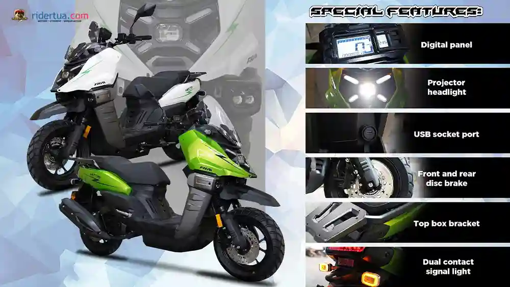 FKM, FKM Hunter 150, Hunter 150, skutik petualang, motor matik