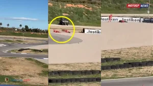 Marc Marquez Crash di Sirkuit Aspar Saat Latihan, Waduh! 2 Marc Marquez Crash