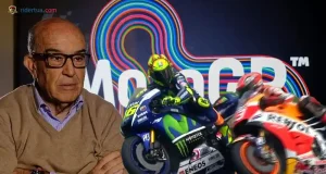 Marc Marquez - Valentino Rossi - Carmelo Ezpeleta