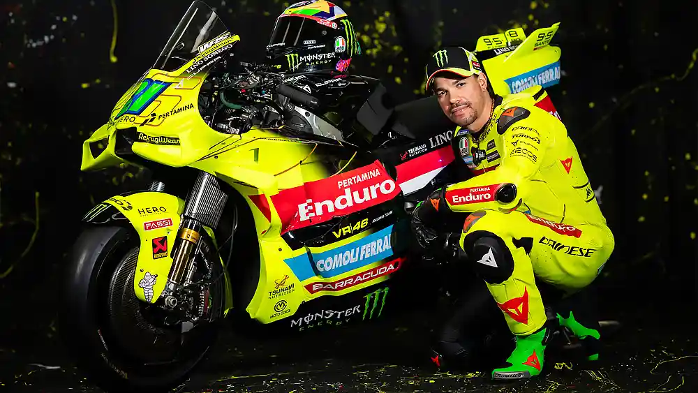 Tim VR46: Akhirnya Bendera Indonesia 'Merah Putih' di Motor Rossi Sudah Benar! 4 Peluncuran Tim Pertamina Enduro VR46 Racing 2026