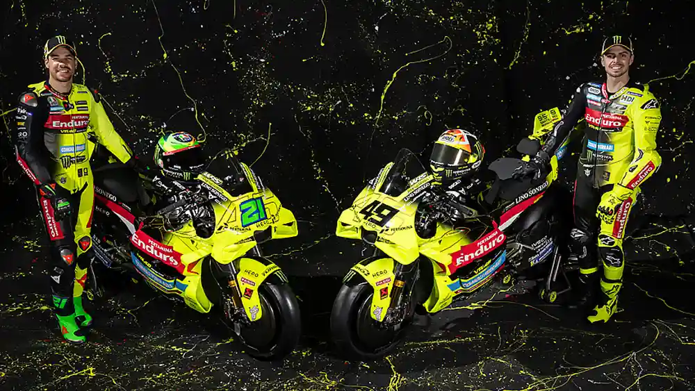 Tim VR46: Akhirnya Bendera Indonesia 'Merah Putih' di Motor Rossi Sudah Benar! 2 Peluncuran Tim Pertamina Enduro VR46 Racing 2026
