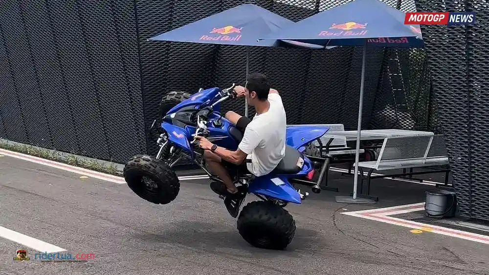 Toprak Razgatlioglu Pamer Atraksi Two-Wheel Stunt, Mirip Aksi Stoppie dengan ATV 4 Toprak Razgatlioglu - ATV