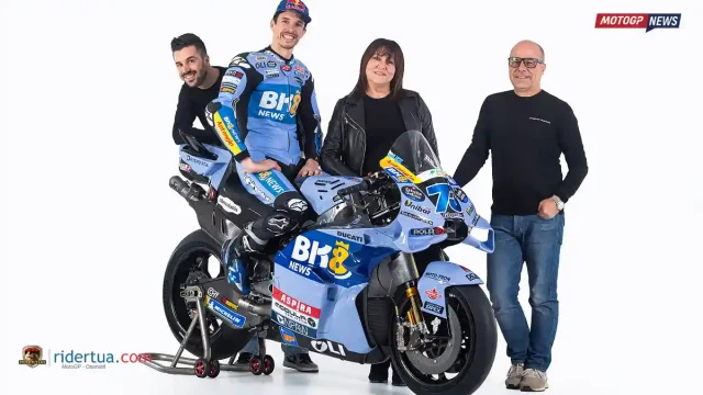 Alex Marquez - Gresini Racing 2026 Gresini Racing - Alex Marquez - Nadia Padovani - Michele Masini - Carlo Merlini - Gresini Racing 2026