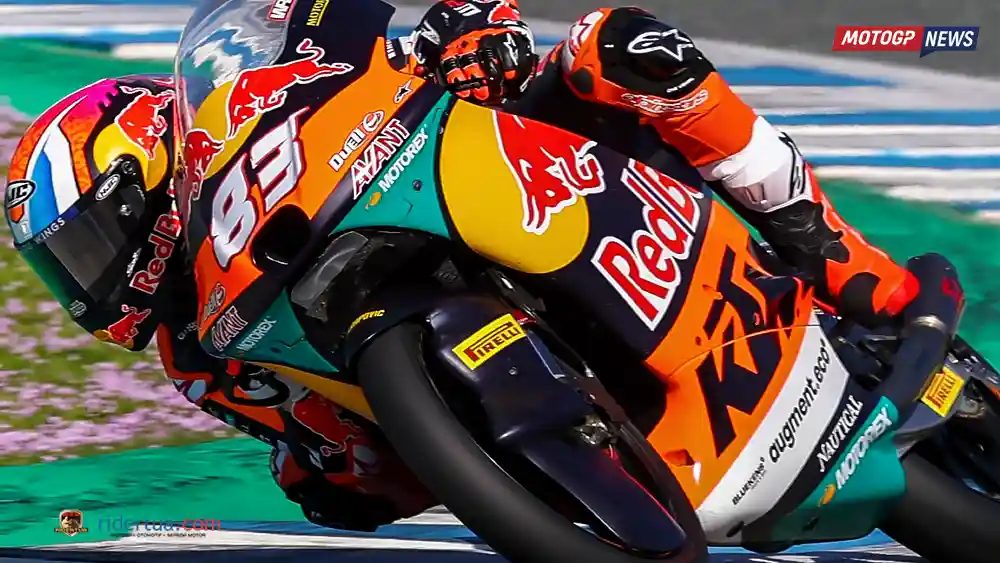 Hasil Tes Moto3 Jerez Spanyol 2026: Veda Pratama Belum Panas 1 Alvaro Carpe (Red Bull KTM Ajo)