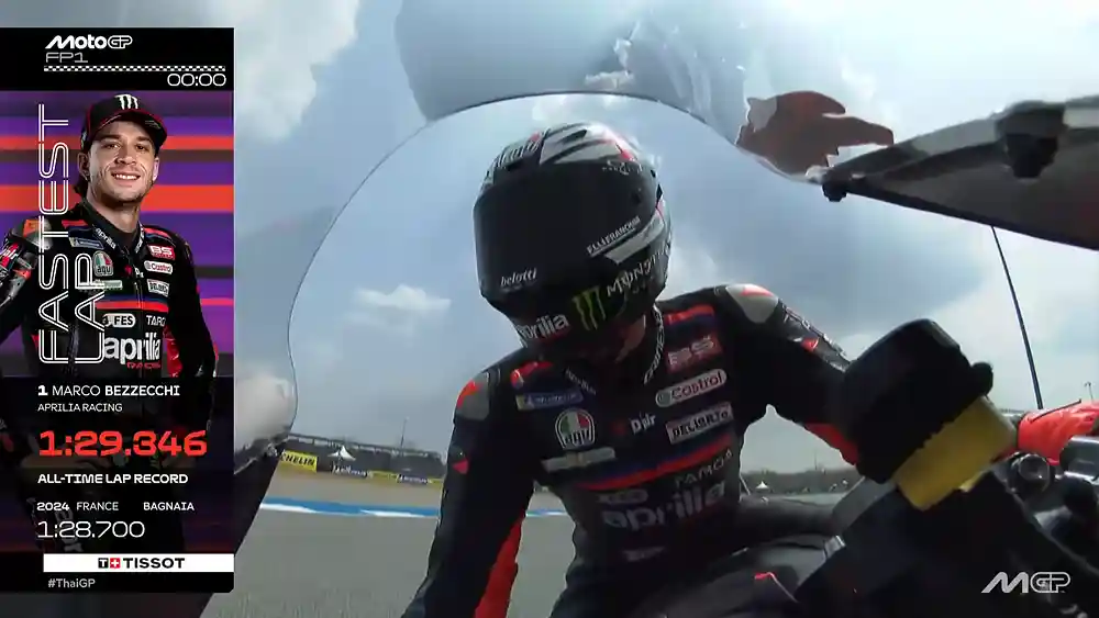 Hasil FP1 MotoGP Thailand 2026 - Marco Bezzecchi