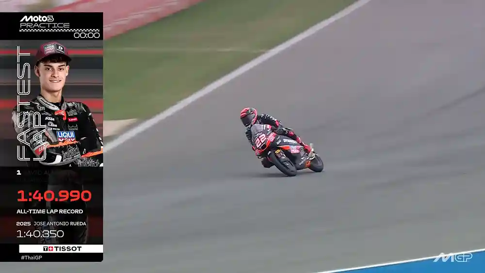 Hasil Practice Moto3 Thailand 2026