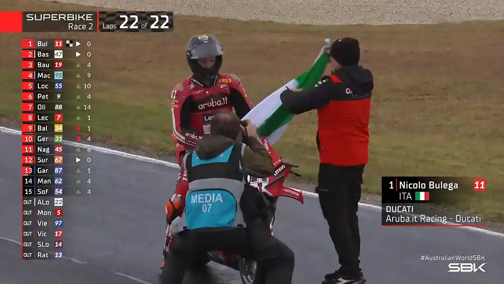 Hasil Race 2 WSBK Australia 2026