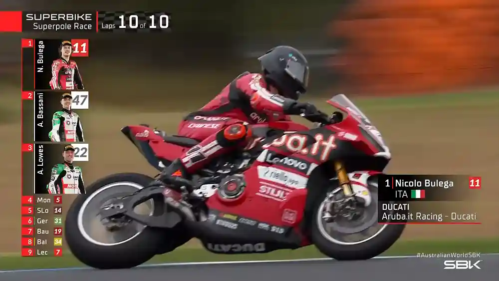 Hasil Superpole Race WSBK Australia 2026: Nicolo Bulega Menang Lagi 4 Hasil Superpole Race WSBK Australia 2026- Nicolo Bulega Menang
