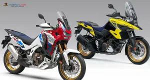 Honda CRF1100L Africa Twin vs Suzuki V-Strom 1050XT: Duel Adventure Touring Kelas Atas!