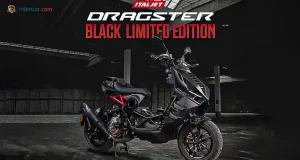 Punya Warna Serba Hitam! Italjet Dragster 300 Black Edition 2026 Tampilan Jadi Makin Sangar