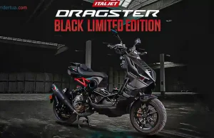 Punya Warna Serba Hitam! Italjet Dragster 300 Black Edition 2026 Tampilan Jadi Makin Sangar Punya Warna Serba Hitam! Italjet Dragster 300 Black Edition 2026 Tampilan Jadi Makin Sangar