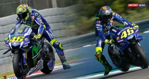 Valentino Rossi - Leg Wave - Leg Dangle