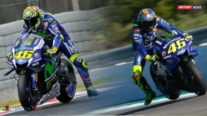 Valentino Rossi - Leg Wave - Leg Dangle