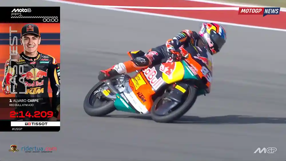 Hasil FP1 Moto3 Amerika 2026