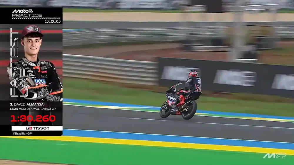 Hasil Practice Moto3 Brasil 2026 - David Almansa