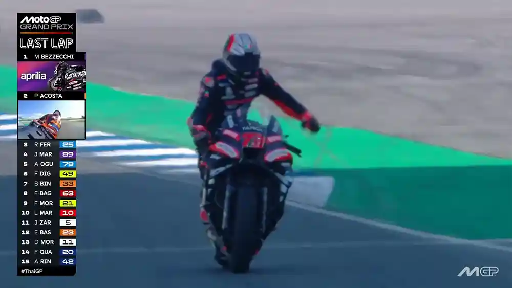 Hasil Race MotoGP Thailand 2026