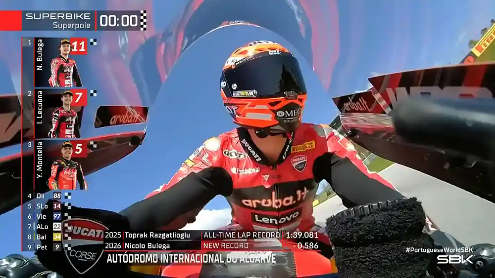 Hasil Superpole WSBK Portugal 2026