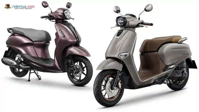 Honda Giorno+ vs Yamaha Grand Filano Hybrid: Duel Skutik 125cc Retro Premium!