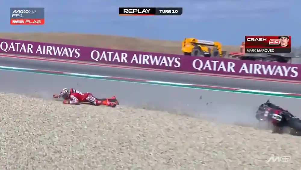 Marc Marquez Crash - COTA