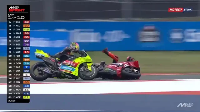 Marc Marquez - Fabio di Giannantonio - Crash