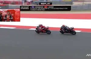 Marco Bezzecchi dan Luca Marini - Penalti