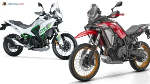 QJMotor SRT 450 RX Rally vs Kawasaki KLE500