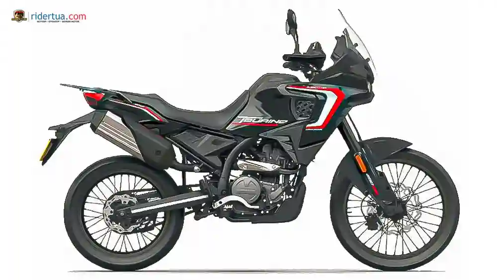 QJMotor, QJMotor Indonesia, QJMotor Tourino 250 DX, Tourino 250 DX, motor adventure, motor baru