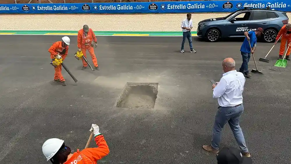 Sinkhole MotoGP Brasil 2026