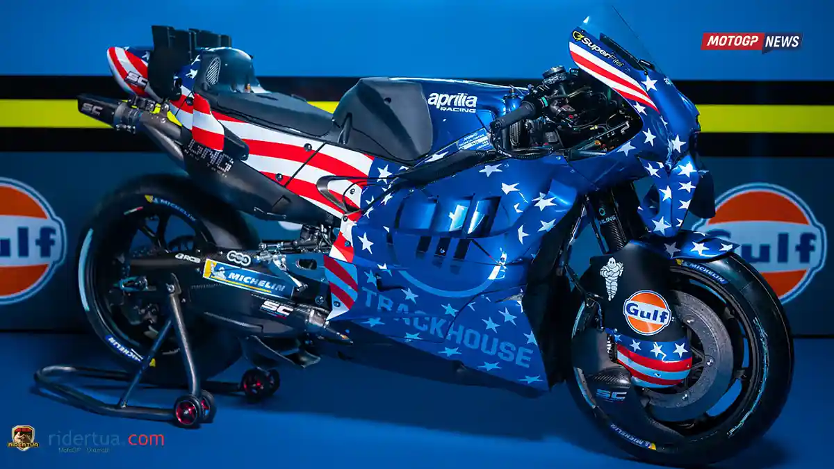 TrackHouse Aprilia team Livery MotoGP Amerika 2026