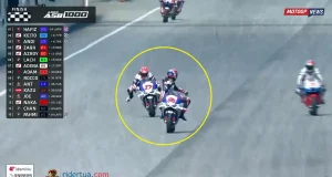 Hafizh Syahrin hampir ditabrak Andi Gilang