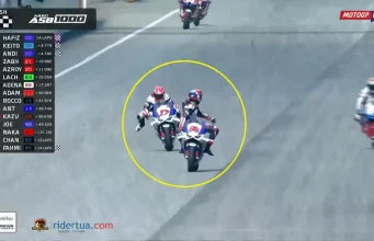 Selebrasi Hafizh Syahrin Nyaris Berujung Petaka, Hampir Tertabrak Andi Gilang, Hanya Didenda Rp 8,5 juta! Hafizh Syahrin hampir ditabrak Andi Gilang