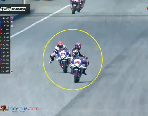 Hafizh Syahrin hampir ditabrak Andi Gilang