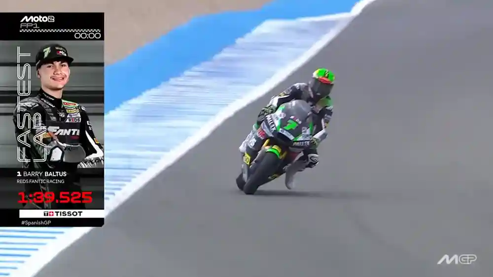 Hasil FP1 Moto2 Spanyol 2026