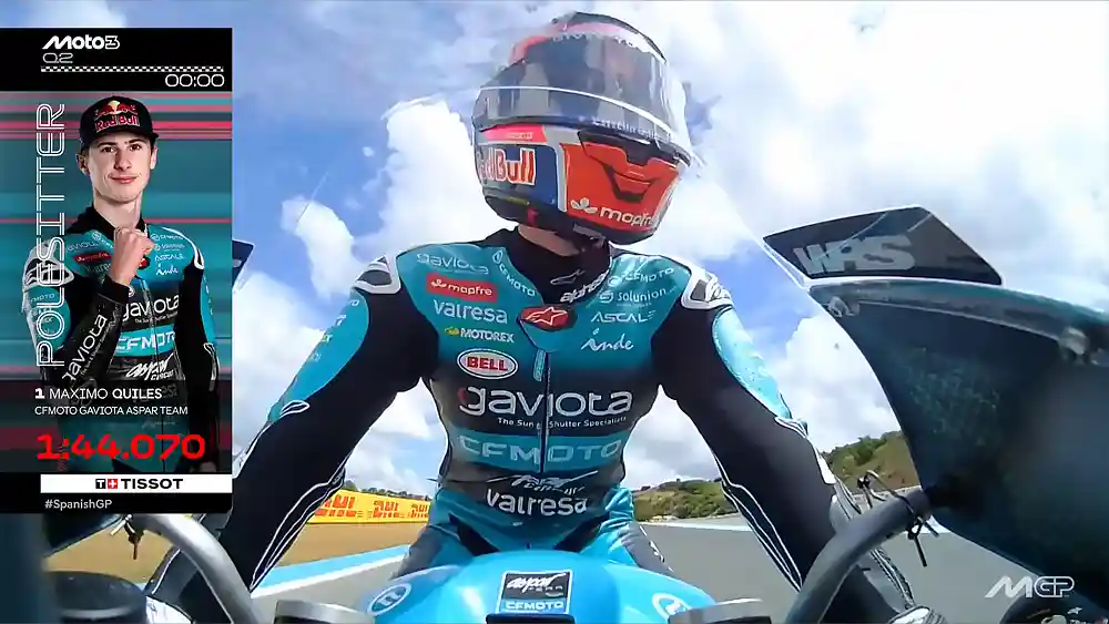 Hasil Kualifikasi Moto3 Spanyol 2026 - Maximo Quiles Pole