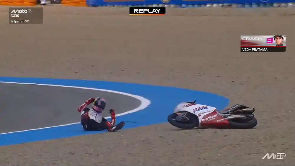 Hasil Kualifikasi Moto3 Spanyol 2026 - Veda Crash