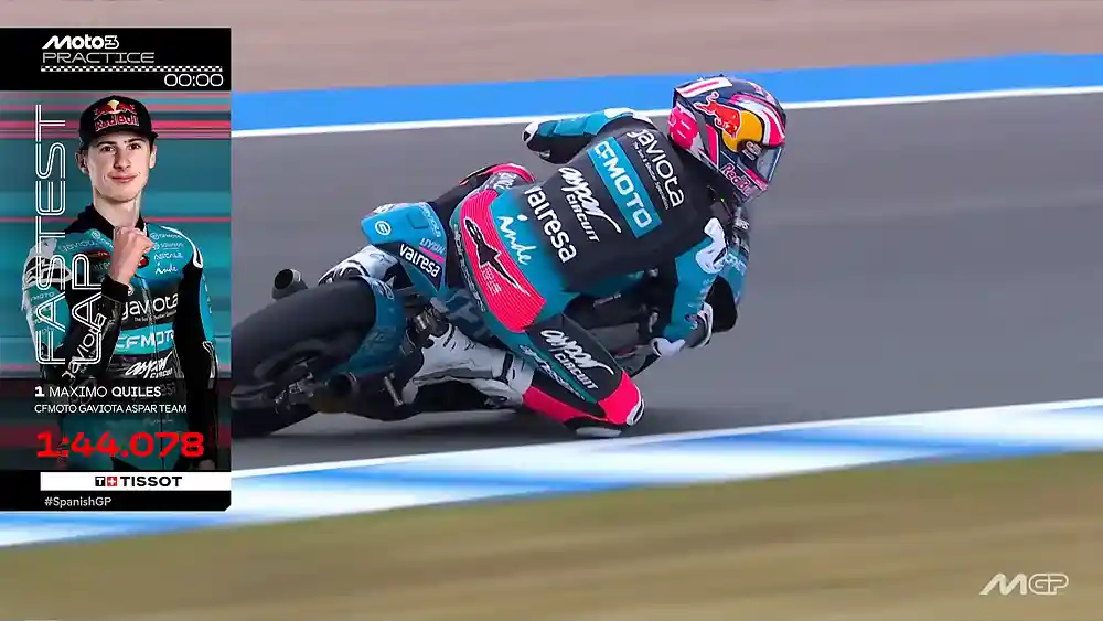 Hasil Practice Moto3 Spanyol 2026