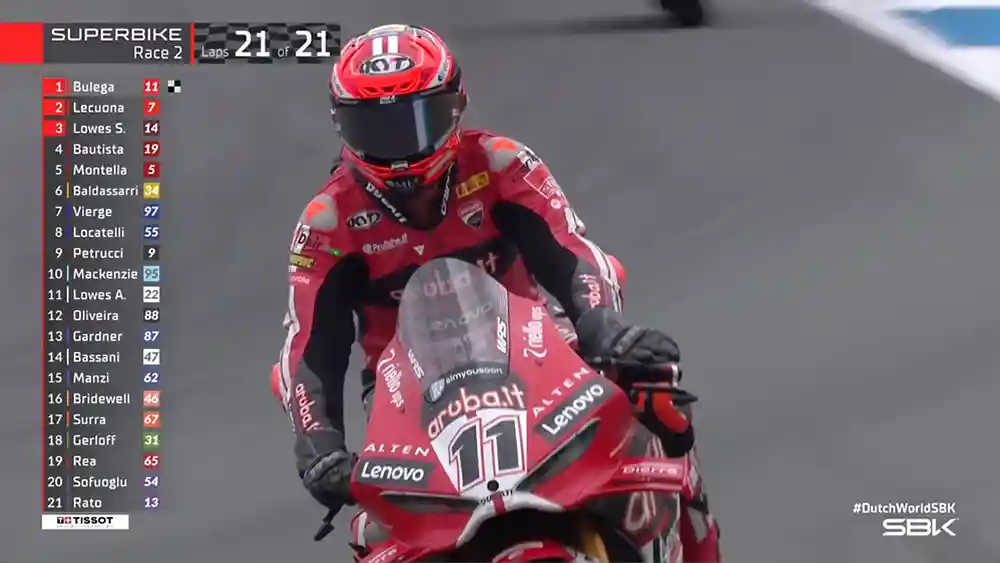 Hasil Race 2 WSBK Belanda 2026