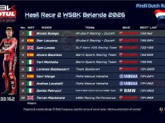 Hasil Race 2 WSBK Belanda 2026