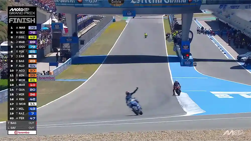 Hasil Race MotoGP Spanyol 2026