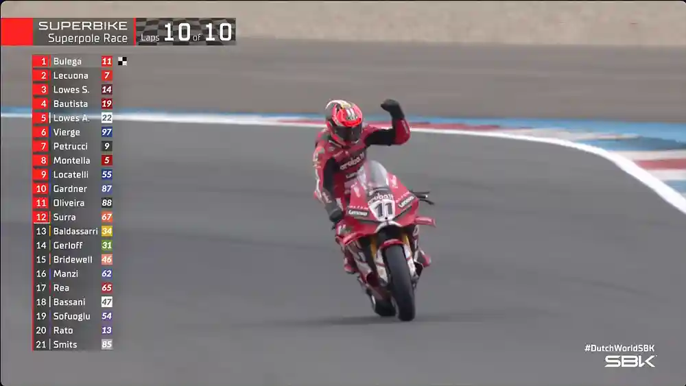 Hasil Superpole Race WSBK Belanda 2026