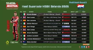 Hasil Superpole WSBK Belanda 2026